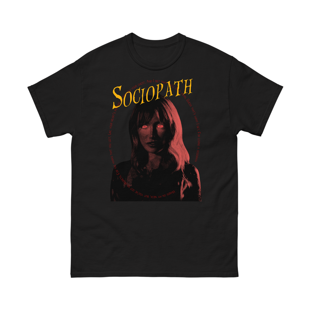 Sociopath Black Movie T-Shirt