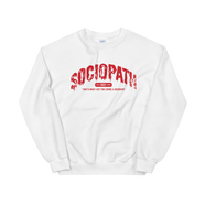 Sociopath White Crewneck